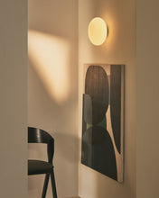 Load image into Gallery viewer, Bamila wall lamp in smoked glass and black metal Ø25cm - image 2