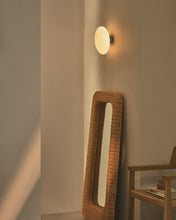 Load image into Gallery viewer, Bamila smoked glass and nickel wall lamp Ø25cm - image 3