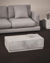 Load image into Gallery viewer, Sorein coffee table in white marble 100 x 50 cm - image 3