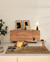 Load image into Gallery viewer, Uxue 4-door sideboard in solid acacia wood with bleached finish 200 x 88cm - image 5