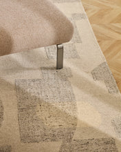Load image into Gallery viewer, Amsen light brown footrest with brushed stainless steel legs 68 x 55 cm - image 6