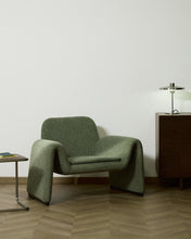 Load image into Gallery viewer, Melvia green chenille armchair - image 7