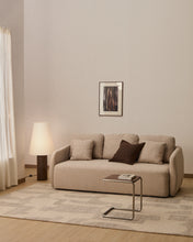 Load image into Gallery viewer, Laira 3-seater sofa bed in beige chenille 218cm FSC Mix Credit - image 6