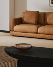 Load image into Gallery viewer, Gala 6-seater sofa in brown leather 390cm - image 4