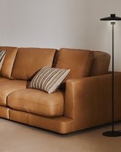 Load image into Gallery viewer, Gala 4-seater sofa in brown leather 300cm - image 4