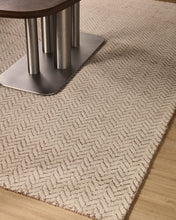 Load image into Gallery viewer, Calira beige woven jacquard wool rug 300 x 200cm - image 5