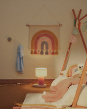 Load image into Gallery viewer, Bianella cotton and pink corduroy table lamp - image 2