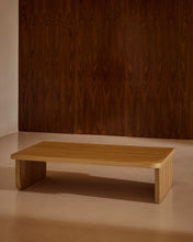 Load image into Gallery viewer, Oaq coffee table in oak wood veneer with natural finish, 140 x 75 cm FSC Mix Credit - image 5