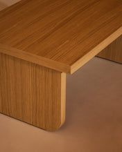Load image into Gallery viewer, Oaq coffee table in oak wood veneer with natural finish, 89 x 62 cm FSC Mix Credit - image 6