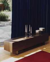 Load image into Gallery viewer, Norlen 4-door TV stand in walnut veneer FSC Mix Credit 200 x 46cm - image 6
