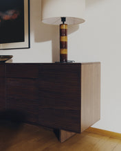 Load image into Gallery viewer, Norlen sideboard with 4 doors and 2 drawers in walnut veneer FSC Mix Credit 194,5 x 78cm - image 8