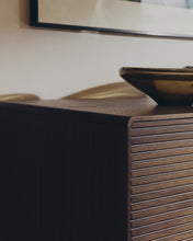 Load image into Gallery viewer, Norlen sideboard with 4 doors and 2 drawers in walnut veneer FSC Mix Credit 194,5 x 78cm - image 6