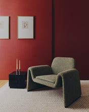 Load image into Gallery viewer, Melvia green chenille armchair - image 5