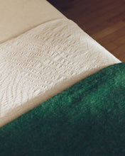 Load image into Gallery viewer, Odelna wool and acrylic throw with ruffles in green 130 x 170 cm - image 5