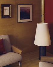 Load image into Gallery viewer, Marga floor lamp made from solid rubber wood with dark finish - image 3