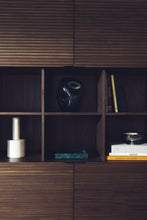 Load image into Gallery viewer, Norlen 4-door tall sideboard in walnut veneer FSC Mix Credit 100 x 163cm - image 7