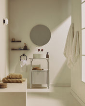 Load image into Gallery viewer, Ovara countertop basin in white glazed ceramic Ø 36 cm - image 3