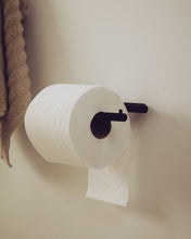 Load image into Gallery viewer, Black metal Arely toilet roll holder