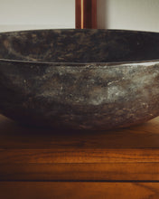 Load image into Gallery viewer, Darnen grey marble countertop washbasin Ø 40cm - image 2
