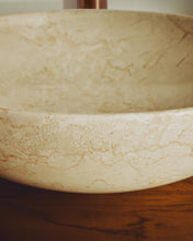 Load image into Gallery viewer, Darnen beige marble countertop washbasin Ø 40cm - image 2