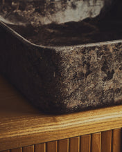 Load image into Gallery viewer, Darnen grey marble countertop washbasin 40 x 40cm - image 4
