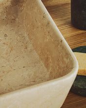 Load image into Gallery viewer, Darnen beige marble countertop washbasin 55 x 35cm - image 2