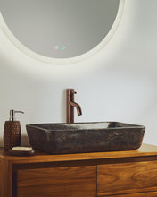 Load image into Gallery viewer, Darnen grey marble countertop washbasin 55 x 35cm