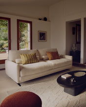 Load image into Gallery viewer, Veliro beige chenille 3-seater sofa with black steel legs 240cm FSC Mix Credit - image 5