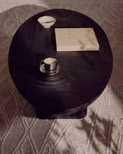 Load image into Gallery viewer, Ovak side table in solid acacia wood with black finish FSC 100% Ø50cm - image 5