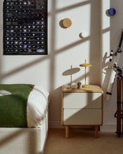 Load image into Gallery viewer, Anielle solid and ash veneer bedside table 50 x 58,4 cm - image 5