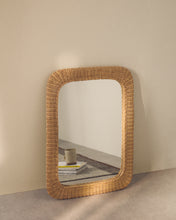 Load image into Gallery viewer, Zilna rattan mirror 58 x 79cm - image 3