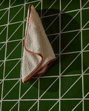 Load image into Gallery viewer, Sedora 100% cotton towel with orange contrast detail 30 x 50cm - image 3