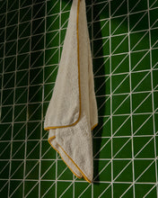 Load image into Gallery viewer, Sedora 100% cotton towel with yellow contrast detail 70 x 140cm - image 3