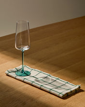 Load image into Gallery viewer, Irides clear champagne glass with blue detail, 31.5 cl - image 3