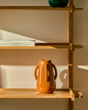 Load image into Gallery viewer, Odra vase in brown ceramic with glossy finish 25.5cm - image 3