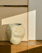 Load image into Gallery viewer, Medira ecru and yellow ceramic vase 35.5cm - image 3