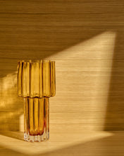 Load image into Gallery viewer, Cristila orange glass vase 30cm - image 5
