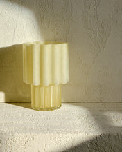 Load image into Gallery viewer, Cristila yellow glass vase 25cm - image 4
