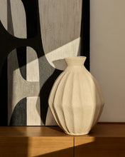 Load image into Gallery viewer, Arquena beige papier-mâché vase 46cm - image 3