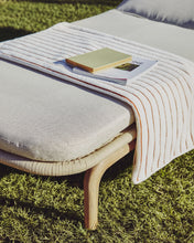 Load image into Gallery viewer, Dorane 100% cotton towel with orange stripes 70 x 140cm - image 4