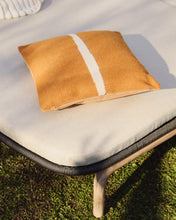 Load image into Gallery viewer, Daila orange 100% PET cushion cover with Ikat graphic 50 x 50cm - image 3
