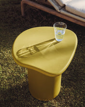 Load image into Gallery viewer, Macarella side table in mustard concrete 48 x 47cm - image 3