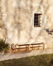 Load image into Gallery viewer, Alipa bench in FSC 100% solid acacia wood and ecru rope cord 180 cm - image 3
