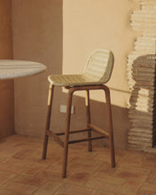 Load image into Gallery viewer, Alipa stool in FSC 100% solid acacia wood and ecru rope cord 75 cm - image 5