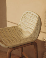 Load image into Gallery viewer, Alipa stool in FSC 100% solid acacia wood and ecru rope cord 75 cm - image 6