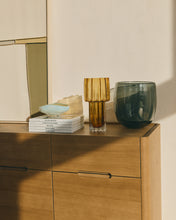 Load image into Gallery viewer, Cristila orange glass vase 30cm - image 4