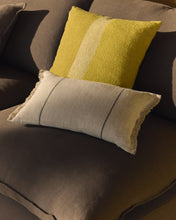 Load image into Gallery viewer, Nurei yellow cotton and linen cushion cover 50 x 50cm - image 2