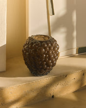 Load image into Gallery viewer, Mure brown glass vase 30cm - image 2