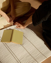 Load image into Gallery viewer, Siloda beige striped double-gauze cotton bedspread for 90/135cm bed - image 3