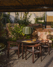Load image into Gallery viewer, Garoina lampshade for outdoor ceiling lamp in green synthetic rattan Ø 50cm - image 4